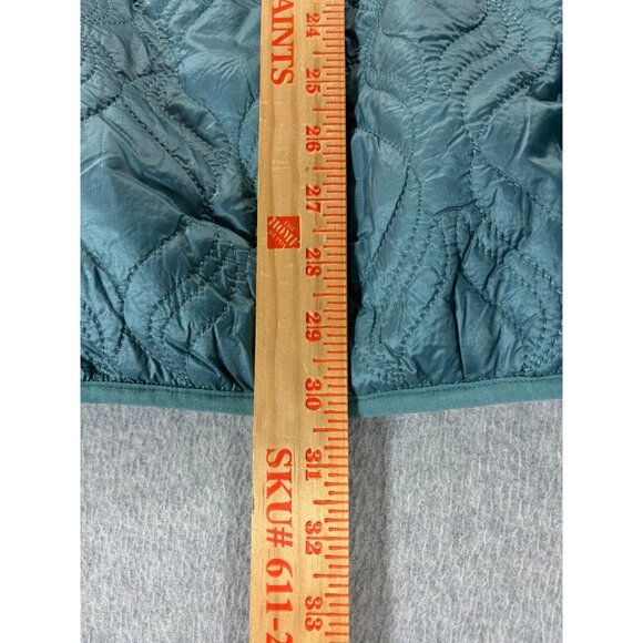 Fabletics Half Zip Nylon Athletic Pullover Jacket (Men's‎ 2XL) Teal - Picture 10 of 12